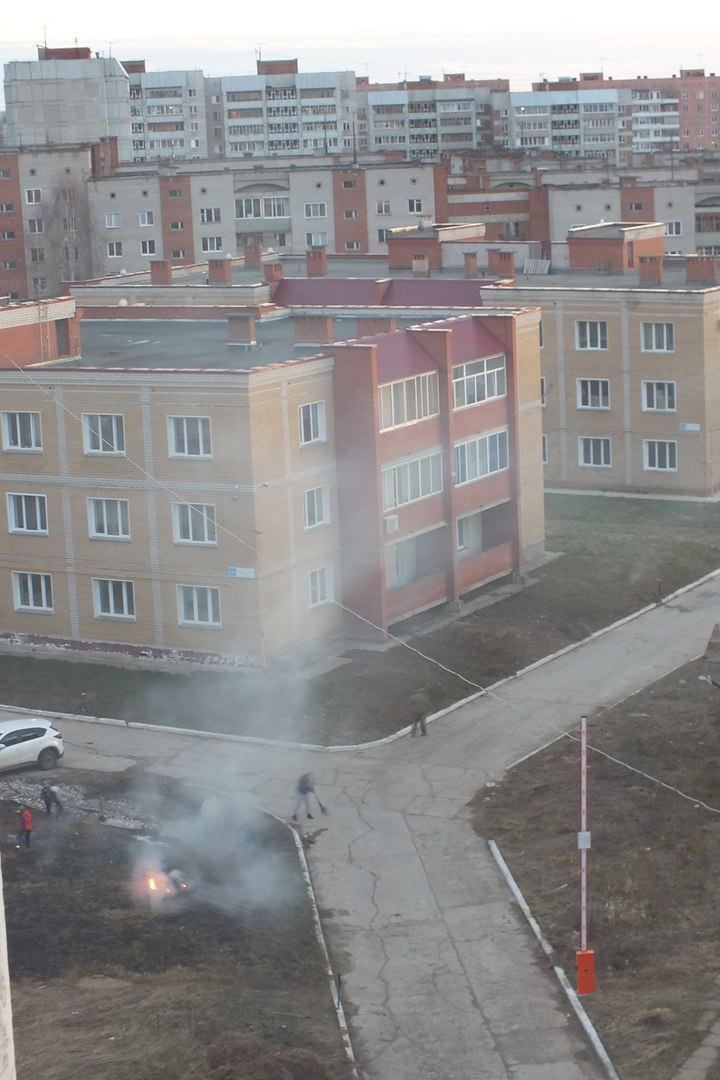 В Чепецке жильцы жалуются на дым в квартирах после субботника