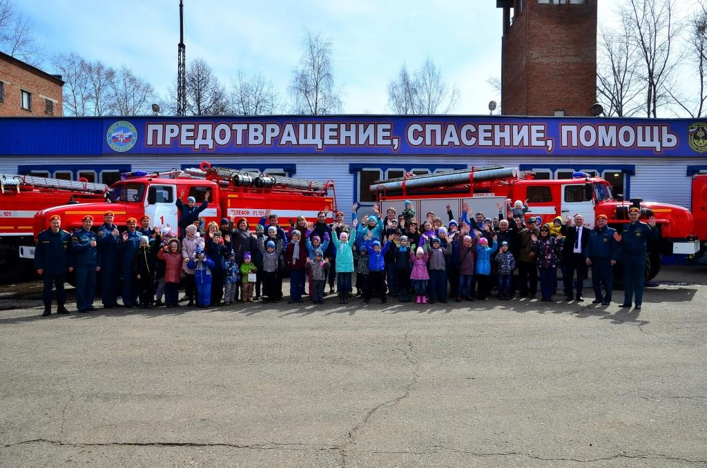 Дети сотрудников филиала «КЧХК» побывали на экскурсии в пожарной части