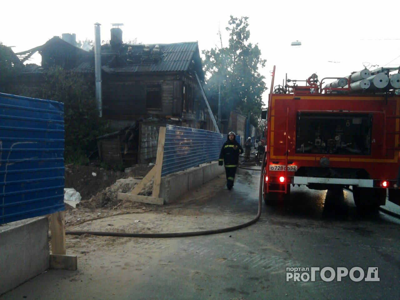 В Кирово-Чепецком районе сгорела частная баня