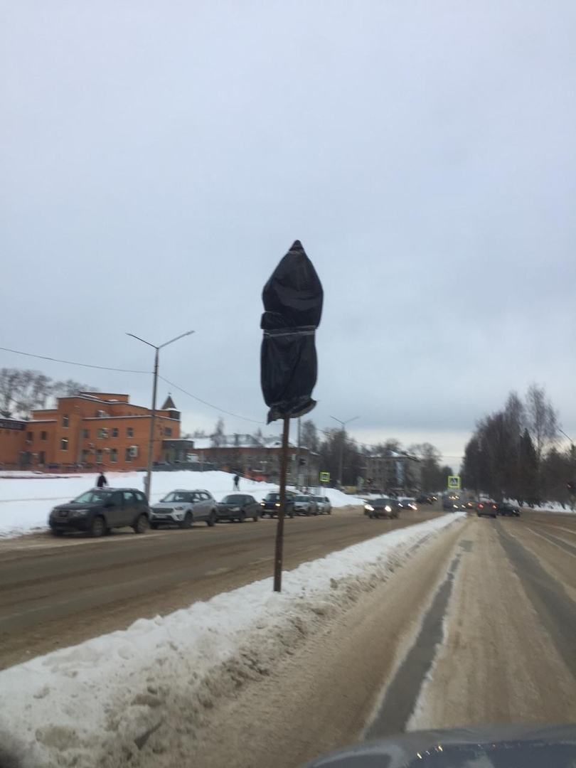 На проспекте России в Кирово-Чепецке установили дорожные знаки