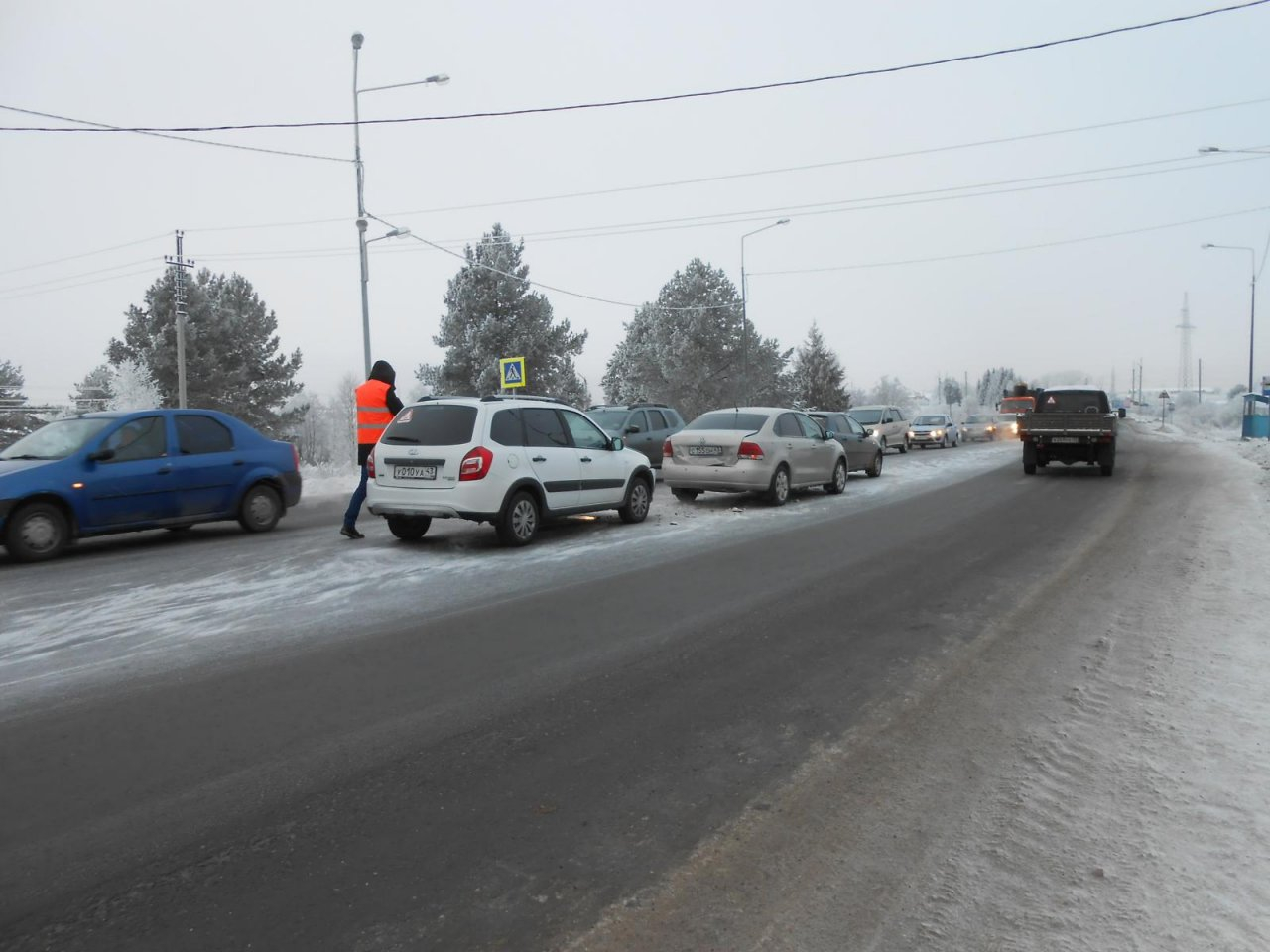 В Чепецком районе на пешеходном переходе произошло массовое ДТП
