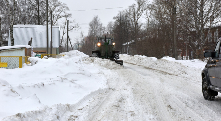 Известно, когда начнется вывоз снега с улиц Чепецка