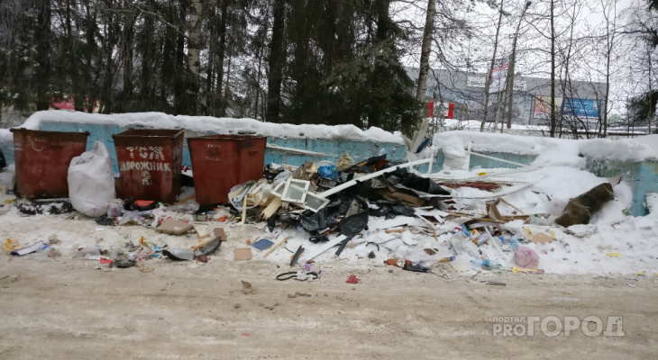 Жителей Чепецкого района, у которых не вывозят мусор, просят не оплачивать квитанции