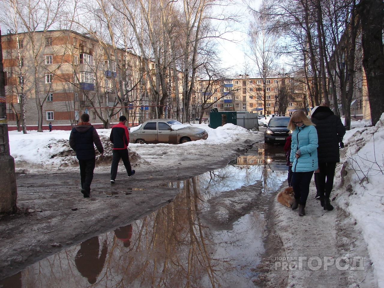 Из-за неработающих ливневок Кирово-Чепецк уходит под воду