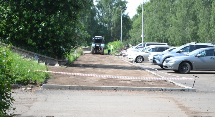 В Кирово-Чепецке на ремонт тротуаров выделили более 34 миллионов