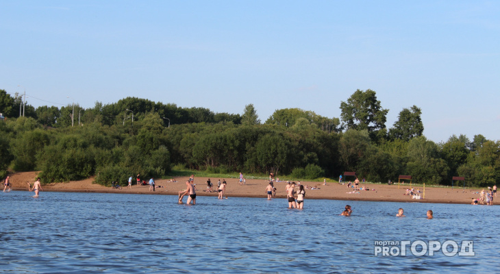 Появились результаты проб воды на городском пляже Кирово-Чепецка