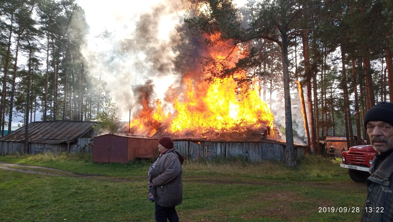 В Каринторфе произошел серьезный пожар