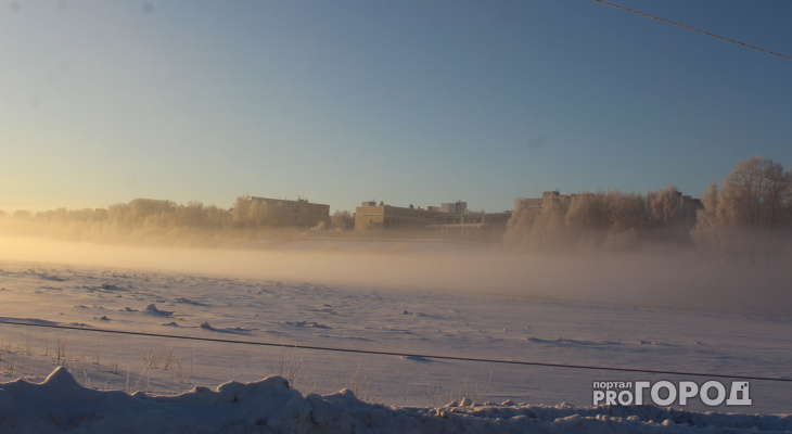 В Кировской области зафиксирован первый 25-градусный мороз