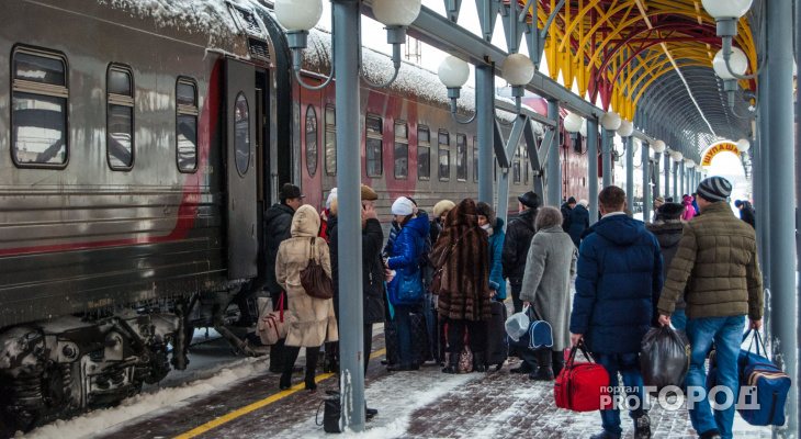 Дополнительные поезда пустят до Москвы и Санкт-Петербурга из Кирова в новогодние каникулы