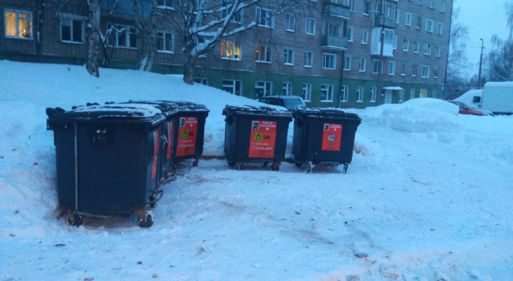 В новогодние праздники мусор в Кирово-Чепецке пообещали вывозить ежедневно