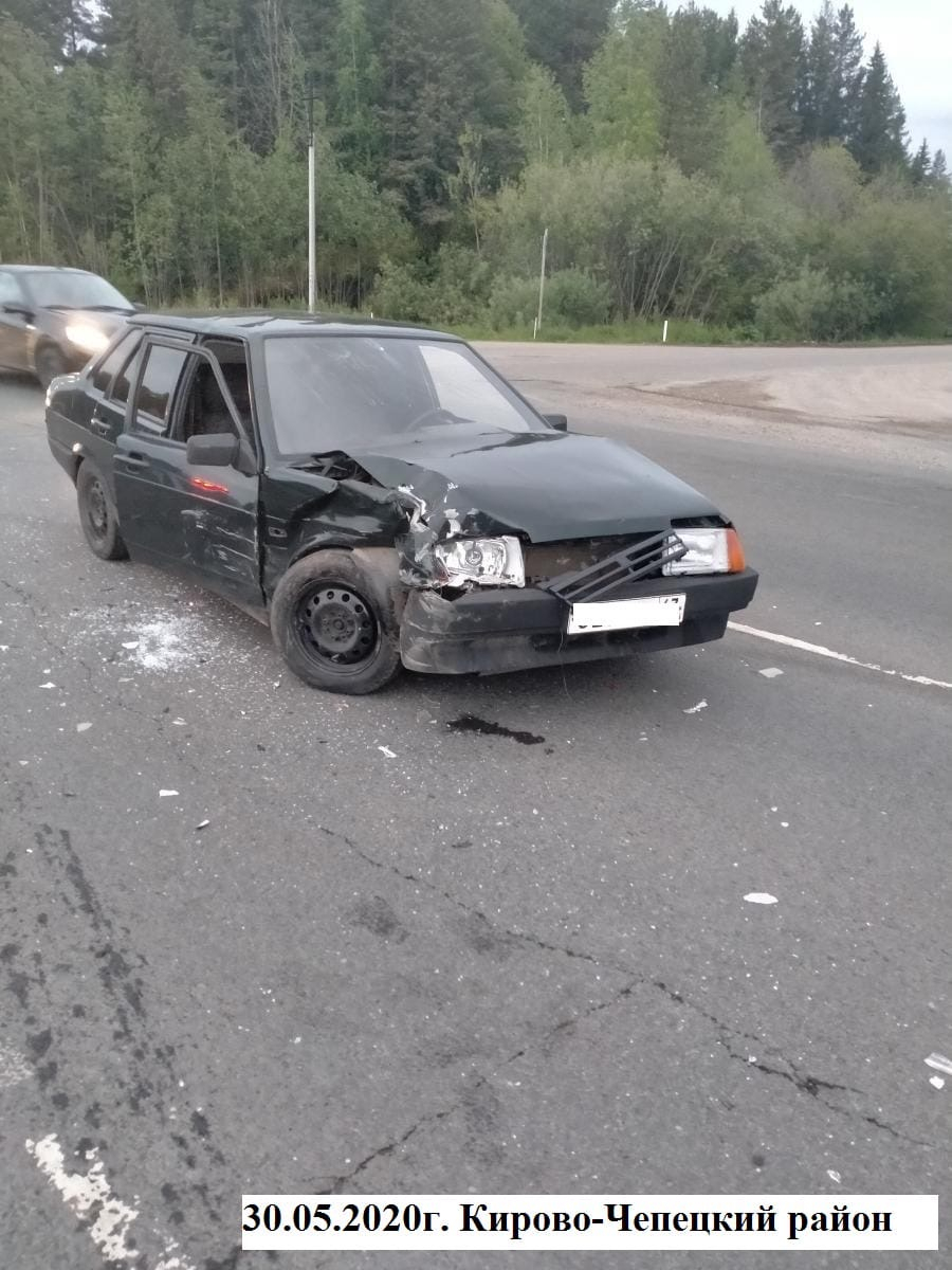 В Кирово-Чепецком районе 17-летний пьяный водитель устроил аварию с пострадавшими