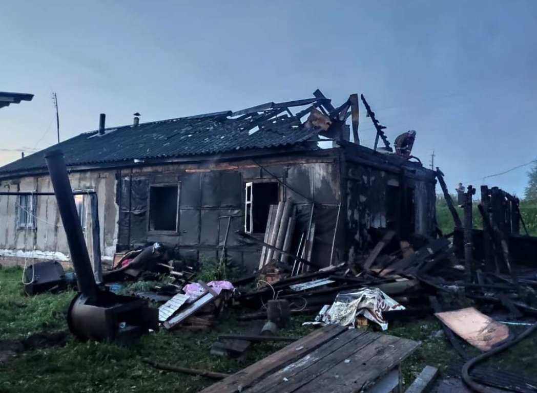 В Кирово-Чепецком районе произошел серьезный пожар: сгорели две квартиры