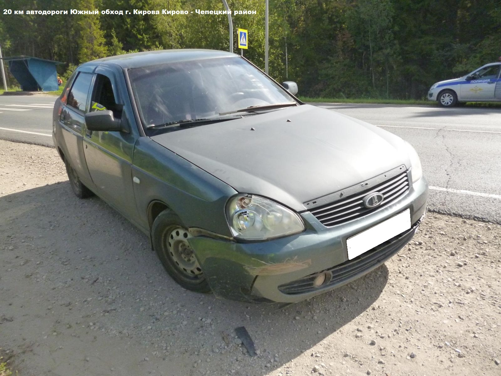 В Кирово-Чепецком районе произошла авария: пострадавшего увезли на "скорой"