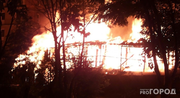 В Кирово-Чепецком районе произошел пожар, в котором погиб мужчина