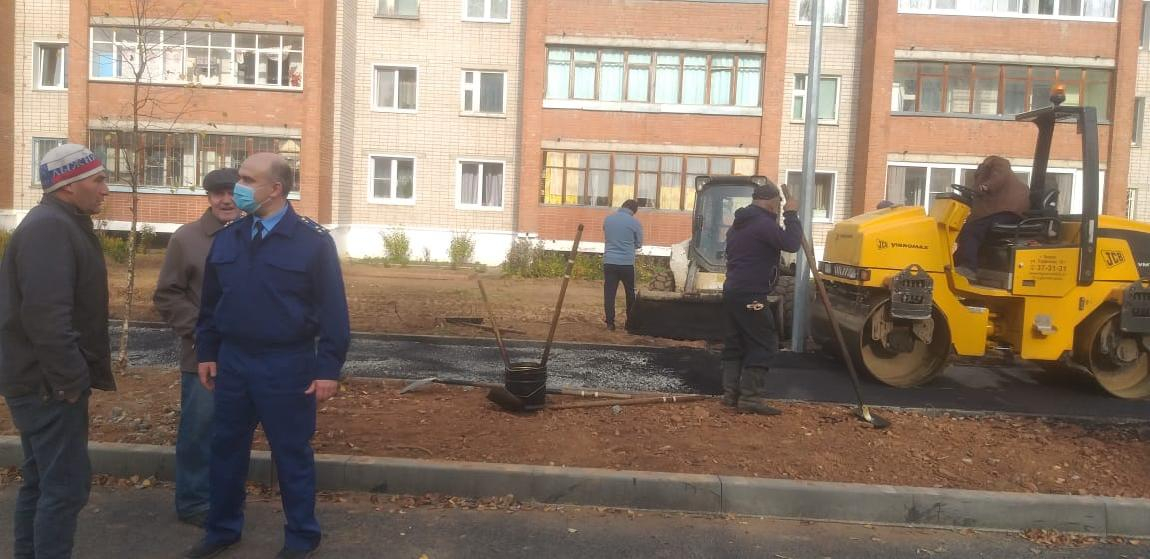 В Кирово-Чепецке подрядчик сорвал сроки ремонта дороги