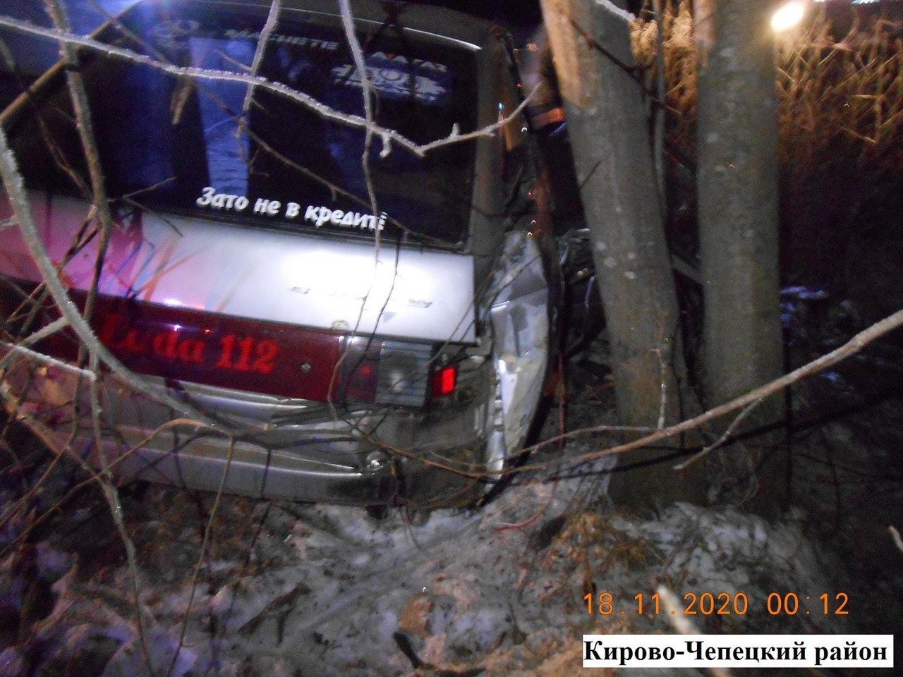 В Кирово-Чепецком районе ВАЗ въехал в дерево: есть пострадавшие