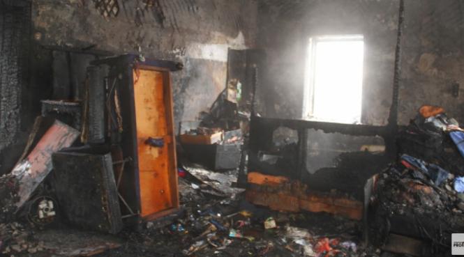 Утром в чепецкой высотке произошел пожар: жильцов эвакуировали