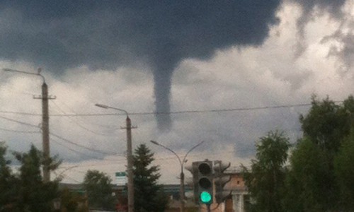 Внимание! В Кировской области зафиксирован смерч