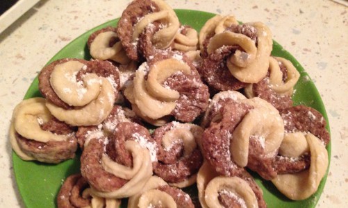 Рецепт выходного дня: двухцветное печенье