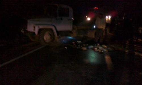 На трассе «Вятка» перевернулся грузовик с алкоголем