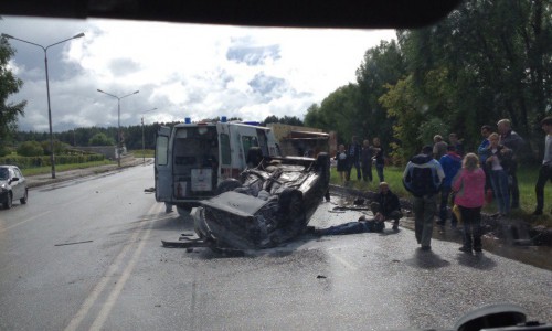 В Кирово-Чепецке произошла авария: пострадали взрослый и ребенок