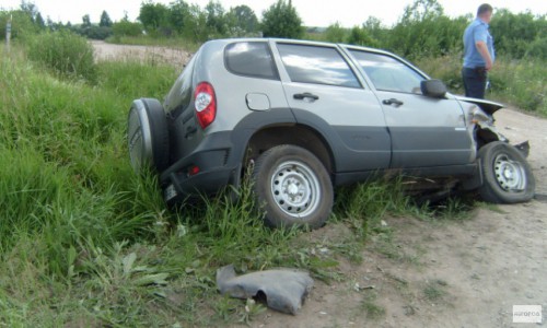 В Кирово-Чепецком районе пенсионер без прав съехал в кювет и врезался в дерево