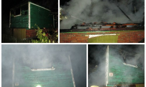 В Кирово-Чепецком районе сгорели хозпостройка и садовый дом