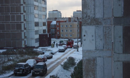 В Кирово-Чепецке в многоквартирном доме произошел пожар