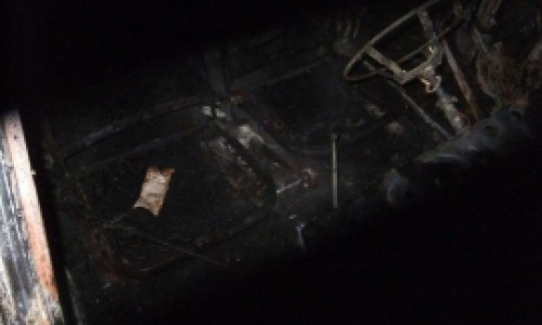 Ночью в Кирово-Чепецке загорелась «девятка»