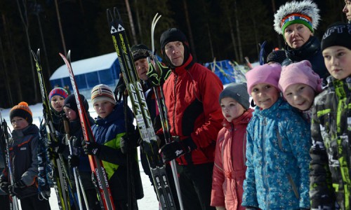 В «Перекопе» прошла новогодняя лыжная гонка