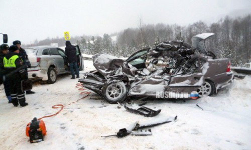 Два человека погибли в массовом ДТП на трассе Нижний Новгород-Киров