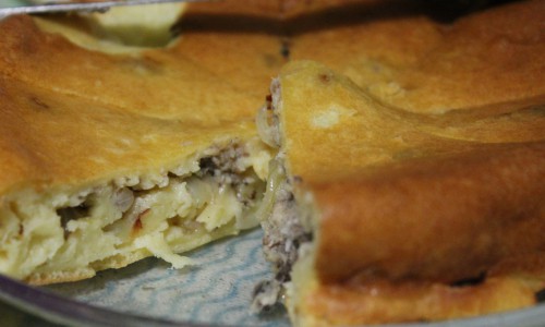 Рыбный пирог на скорую руку