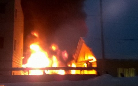 В Кирово-Чепецке горит «Бельэтаж»