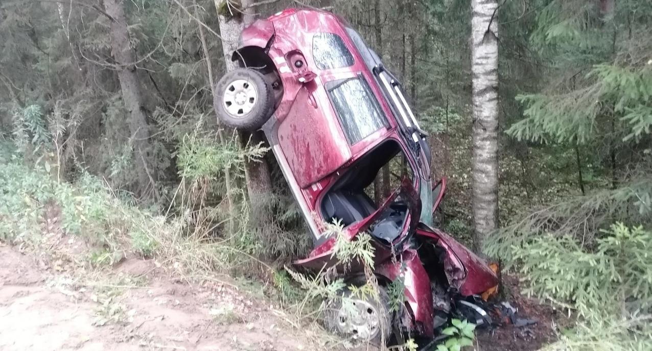 На трассе в Кирово-Чепецке перевернулась иномарка с пьяным водителем