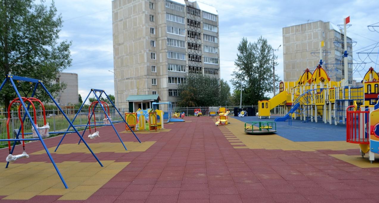 В Кирово-Чепецке почти достроили новый детский парк