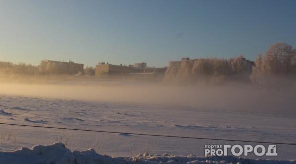 В Кирово-Чепецке ожидается резкое похолодание: ощущаемая температура -41 градус