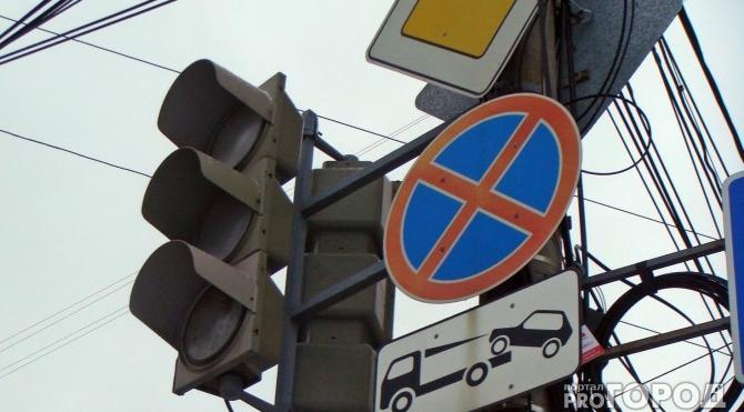 Чепчанка села за руль нетрезвой и сбила светофор 