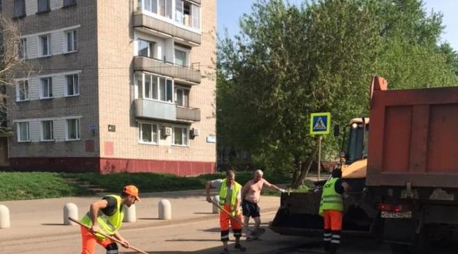 В Кирово-Чепецке продолжается ремонт дорог