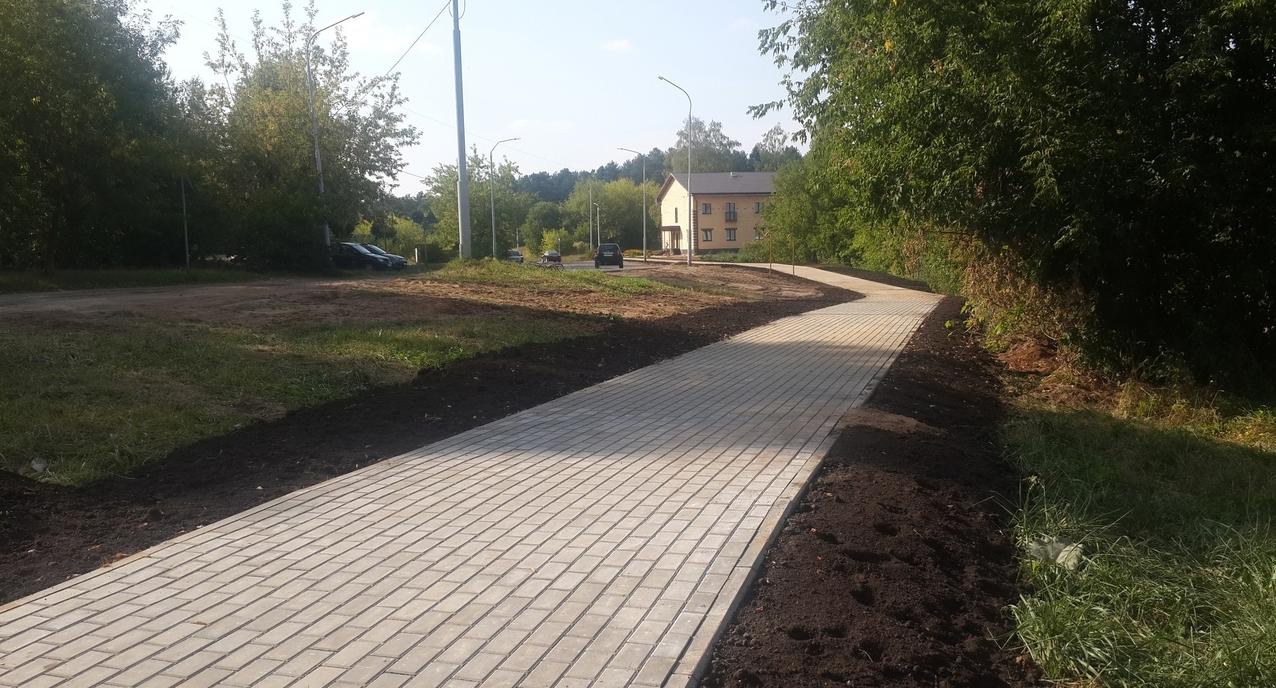 В Кирово-Чепецке построили тротуары благодаря проекту «Народный бюджет – 2021»