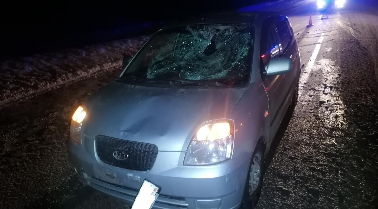 В Кирово-Чепецком районе женщина на Kia сбила пешехода на трассе