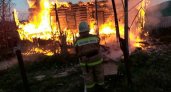 В Кирово-Чепецком районе произошел крупный пожар 