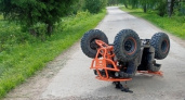 В Кирово-Чепецке на проезжей части опрокинулся квадроцикл с мужчиной за рулем
