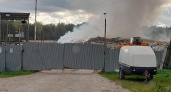 В Кирово-Чепецком районе произошел пожар на мусорном полигоне 