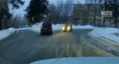 В Кирово-Чепецке сразу двум водителям пришлось уворачиваться от жесткого ДТП