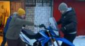 Чепчанин передал новенький мотоцикл в зону СВО