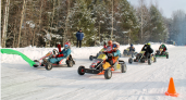В Кирово-Чепецком районе прошли соревнования по зимнему картингу 