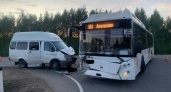 Под Кировом столкнулись автобус и маршрутка: есть пострадавшие