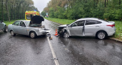 В Кирово-Чепецке в лобовой аварии двух легковушек пострадал человек