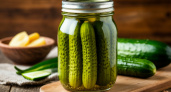 Огурцы хрустят уже через день: маринуем в литровой банке очень быстро