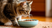Ветеринар объяснил, почему кошка оставляет кусочки корма в миске, съедая только желе